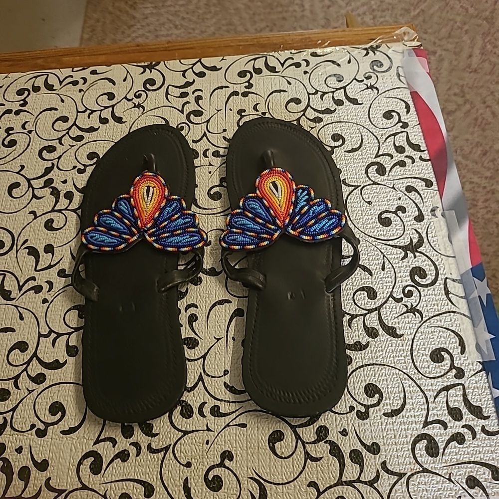 Ugandan Beaded Sandals